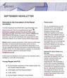 September newsletter